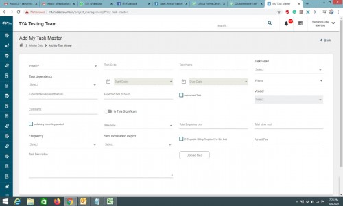TYASuite ERP Solution for productive Project Management Screenshot 1